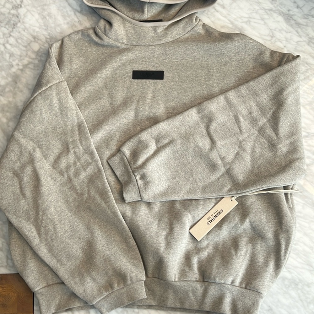 Hoodie Dark Heather Oatmeal